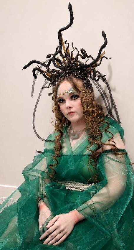 Medusa fantasy character makeup by Toni Fox